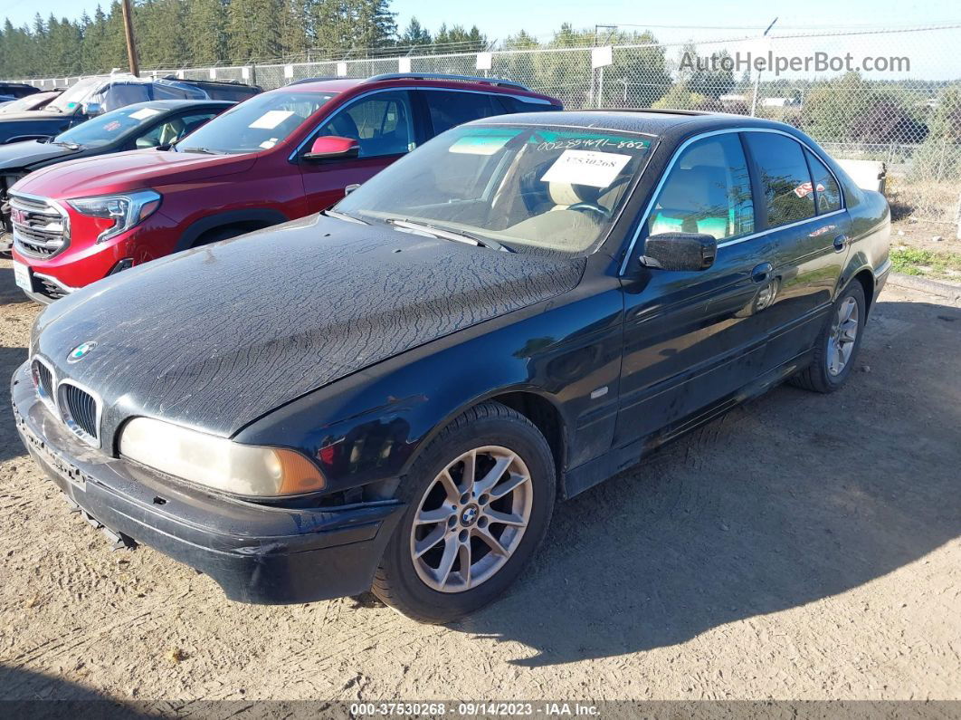 2003 Bmw 5 Series 525i Black vin: WBADT33443GF42948