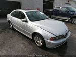 2003 Bmw 5 Series 525i Silver vin: WBADT33443GF43002