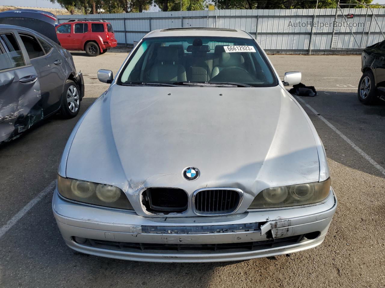 2003 Bmw 525 I Automatic Silver vin: WBADT43403G023768