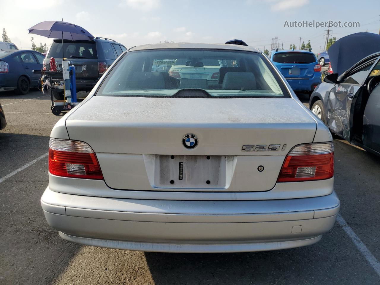 2003 Bmw 525 I Automatic Silver vin: WBADT43403G023768