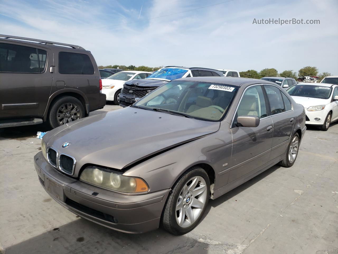 2003 Bmw 525 I Automatic Gold vin: WBADT43413G026727