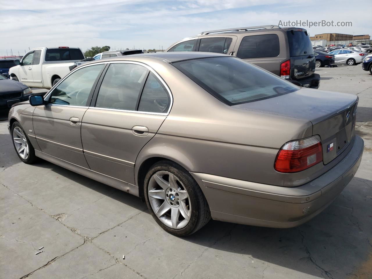 2003 Bmw 525 I Automatic Золотой vin: WBADT43413G026727