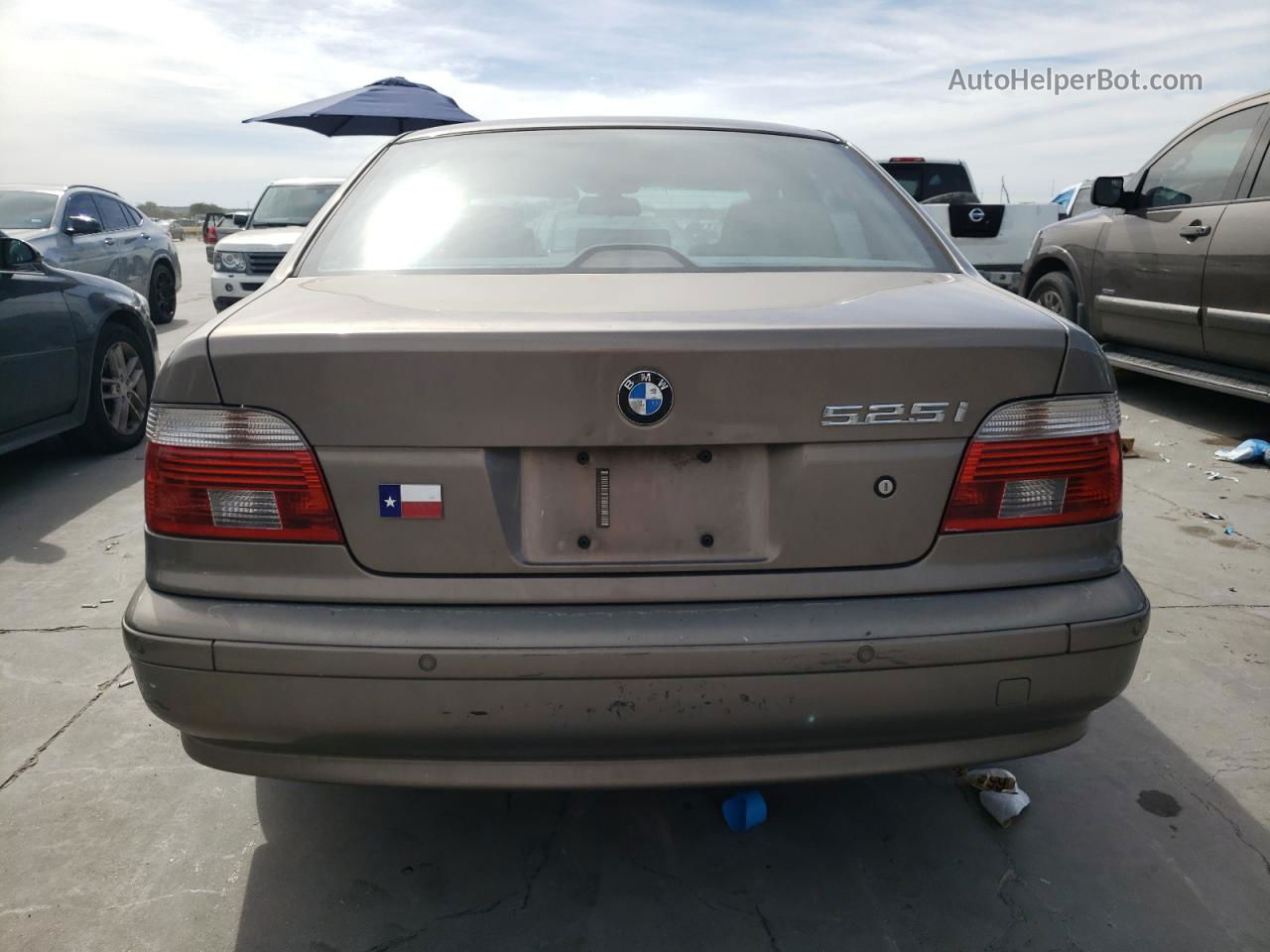 2003 Bmw 525 I Automatic Золотой vin: WBADT43413G026727