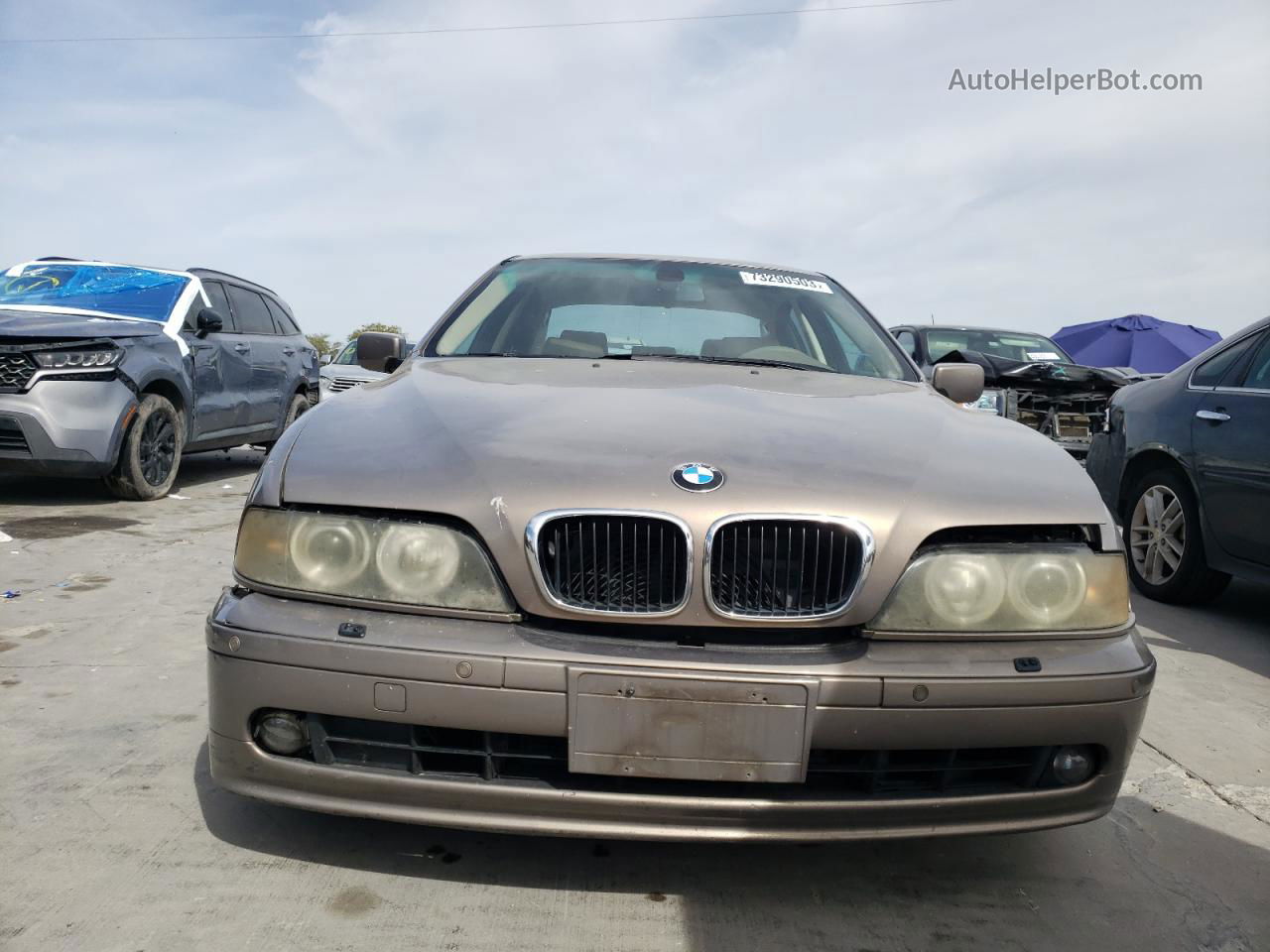 2003 Bmw 525 I Automatic Золотой vin: WBADT43413G026727