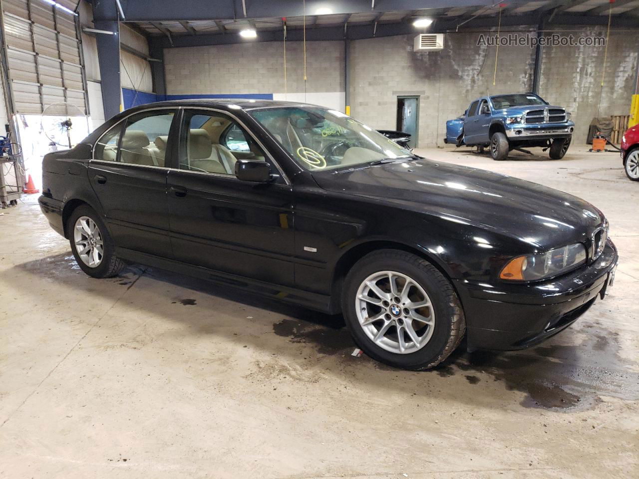 2003 Bmw 525 I Automatic Black vin: WBADT43413G031586