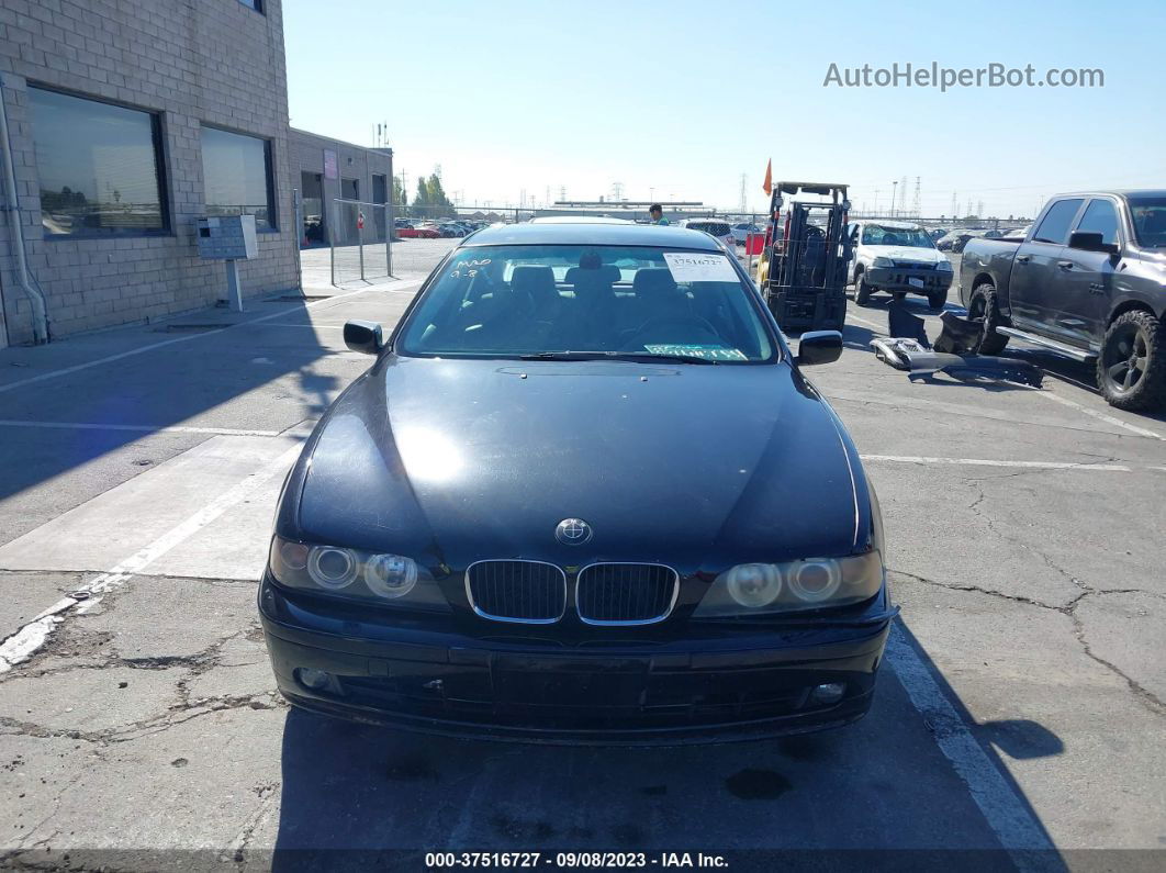 2003 Bmw 5 Series 525ia Black vin: WBADT43413GY98485