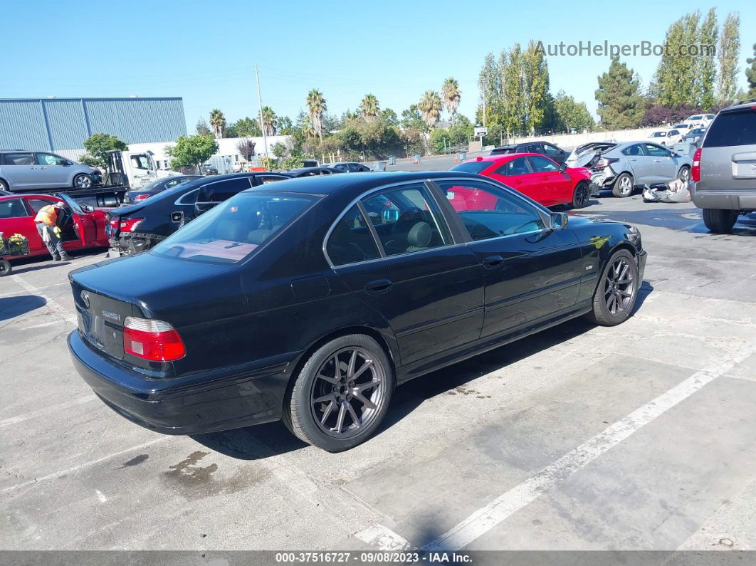 2003 Bmw 5 Series 525ia Black vin: WBADT43413GY98485