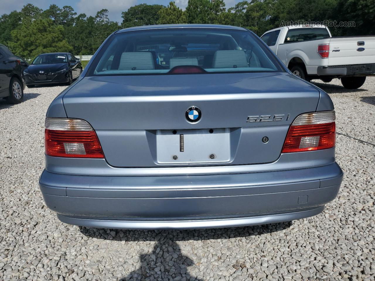 2003 Bmw 525 I Automatic Teal vin: WBADT43423G025229