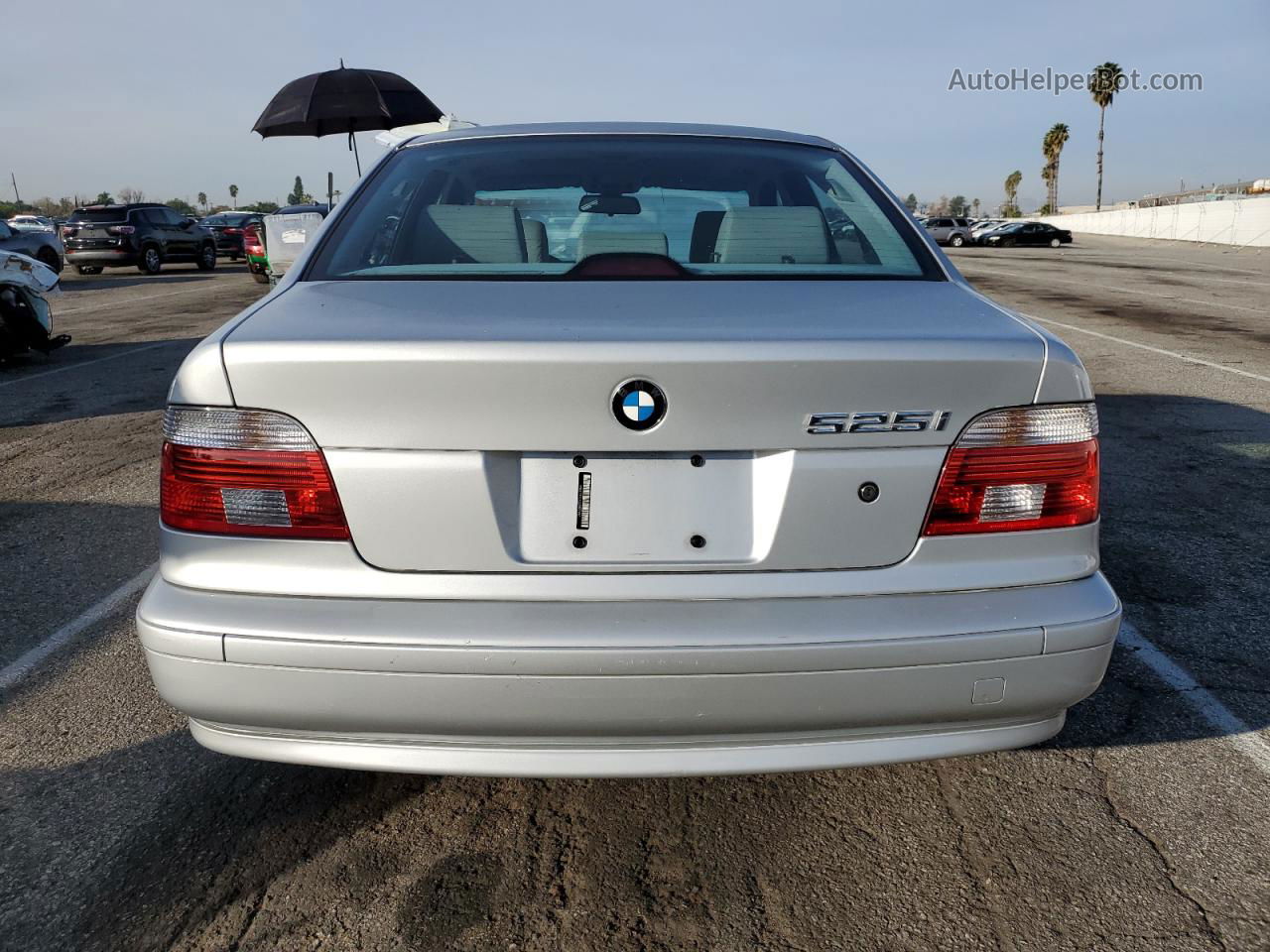 2003 Bmw 525 I Automatic Silver vin: WBADT43423G027482