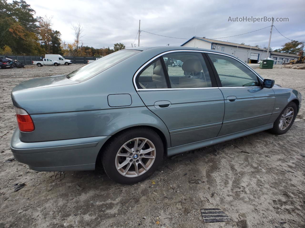 2003 Bmw 525 I Automatic Blue vin: WBADT43423G029734