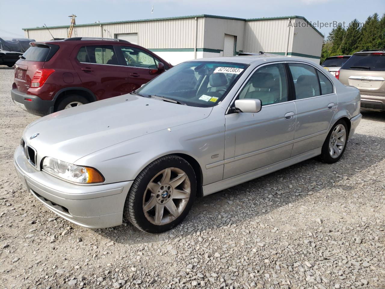 2003 Bmw 525 I Automatic Silver vin: WBADT43423G030978