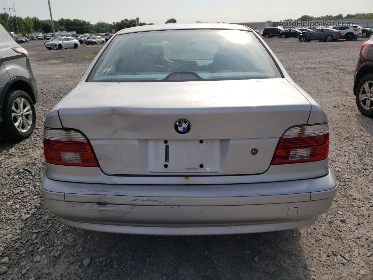 2003 Bmw 525 I Automatic Silver vin: WBADT43423G030978