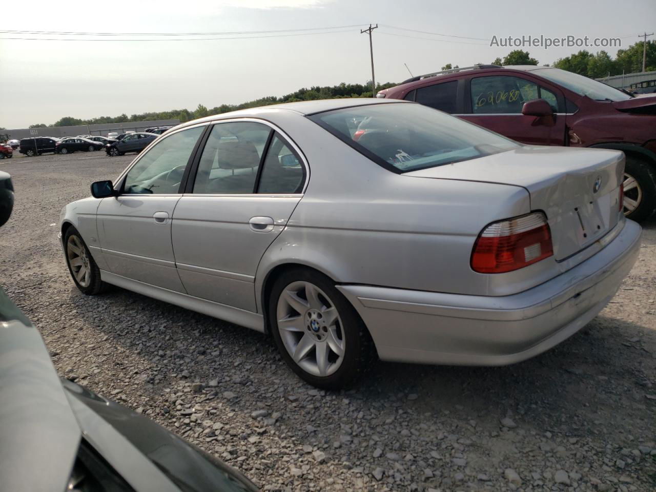 2003 Bmw 525 I Automatic Silver vin: WBADT43423G030978