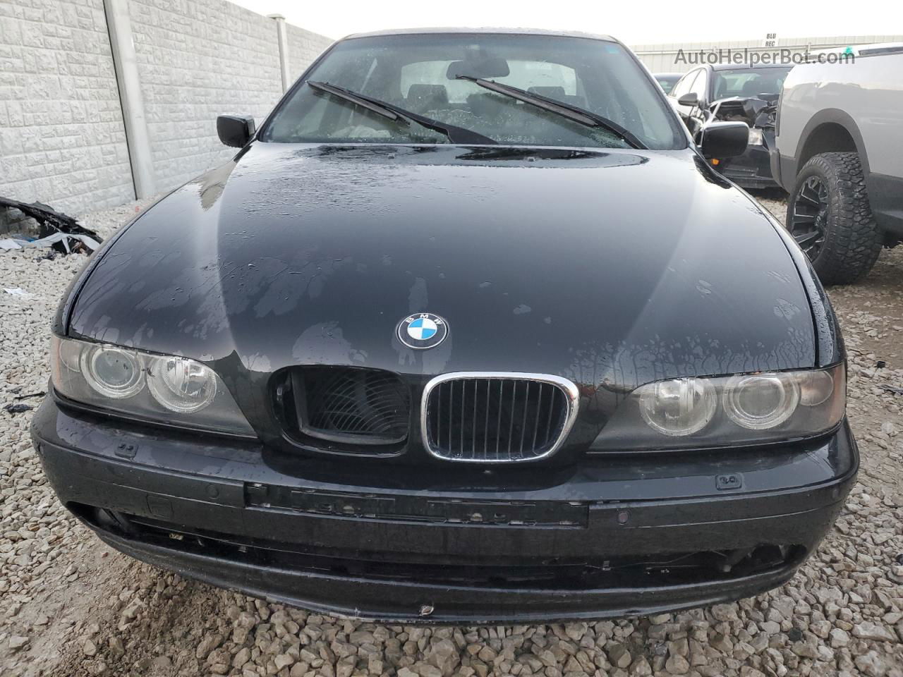 2003 Bmw 525 I Automatic Black vin: WBADT43423GY97930