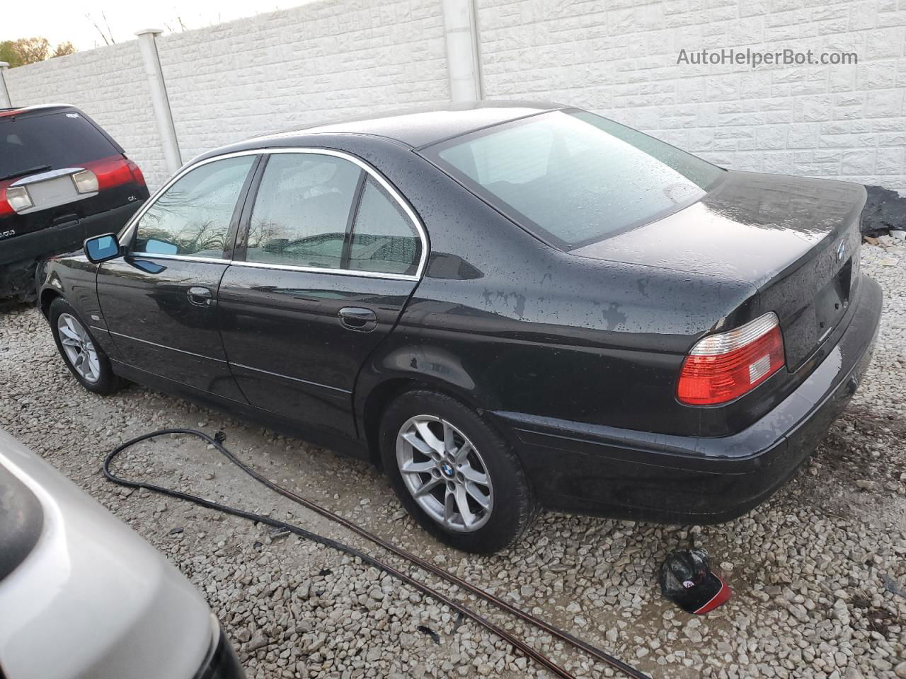 2003 Bmw 525 I Automatic Black vin: WBADT43423GY97930