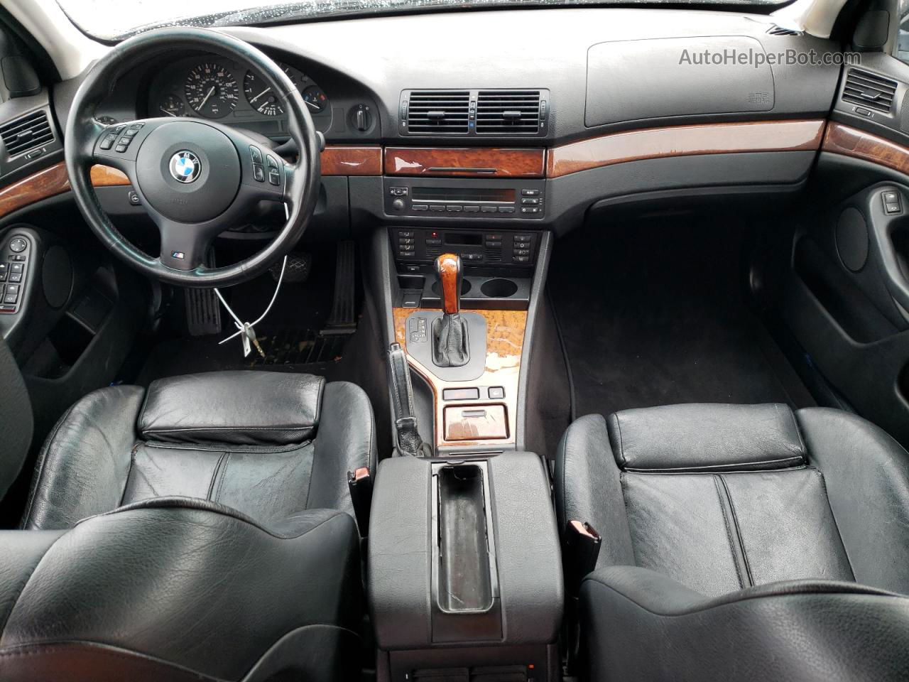 2003 Bmw 525 I Automatic Черный vin: WBADT43433G027281