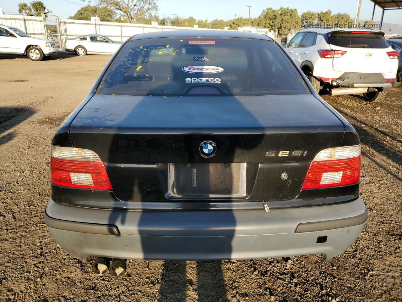 2003 Bmw 525 I Automatic Black vin: WBADT43433G032058