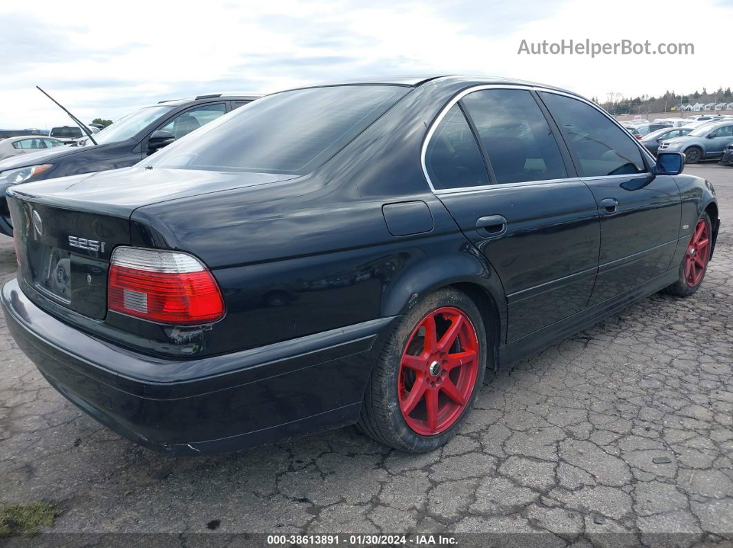 2003 Bmw 525ia   Черный vin: WBADT43433G032366