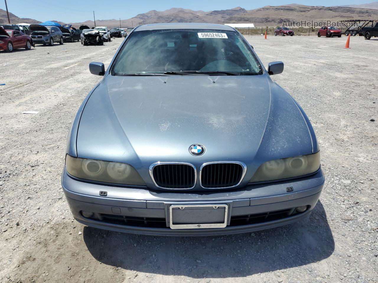 2003 Bmw 525 I Automatic Синий vin: WBADT43443G024468