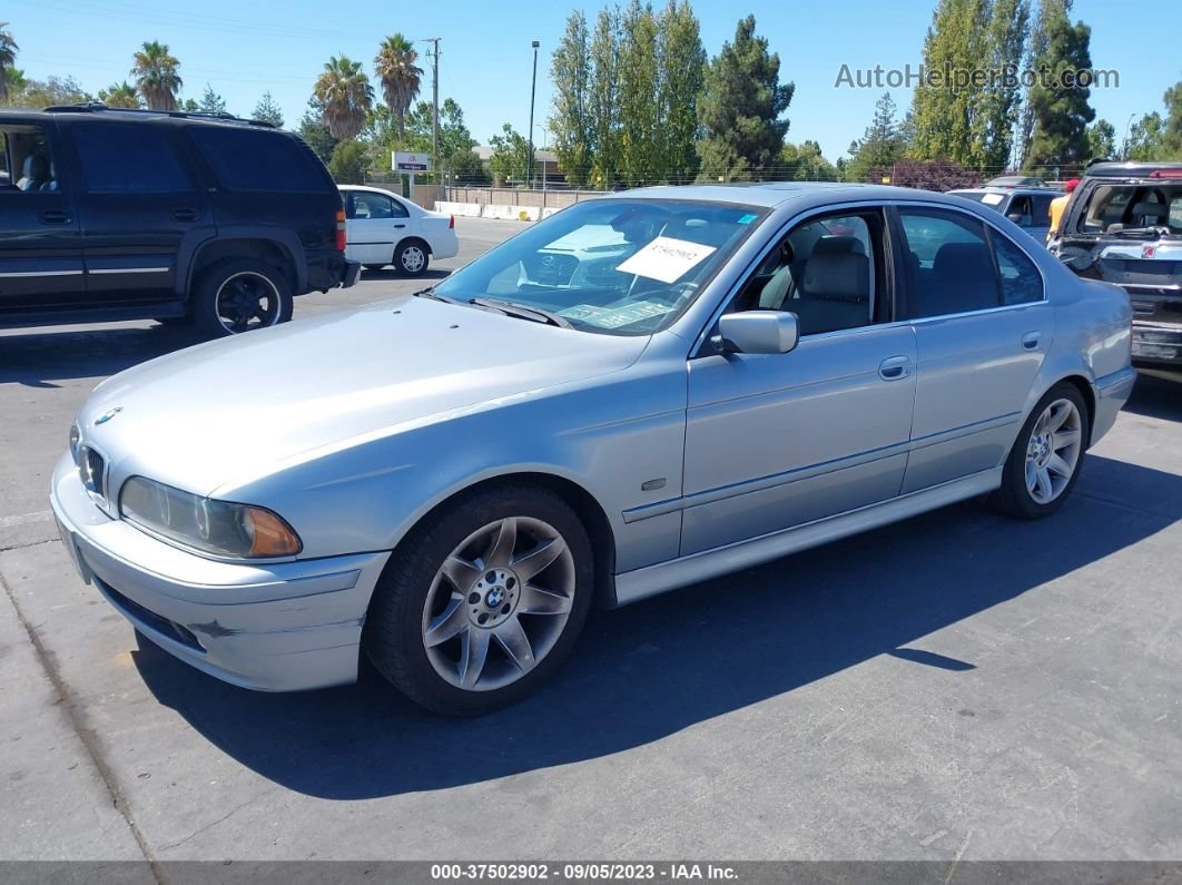 2003 Bmw 5 Series 525ia Silver vin: WBADT43443G027323