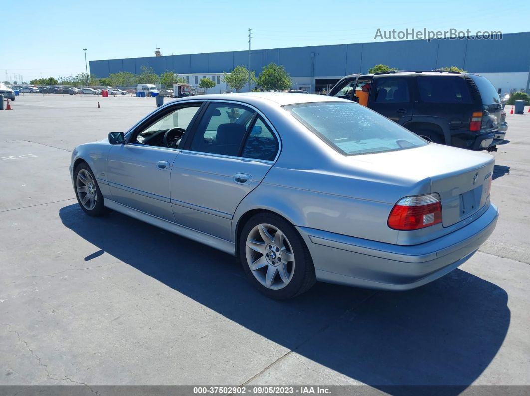 2003 Bmw 5 Series 525ia Silver vin: WBADT43443G027323