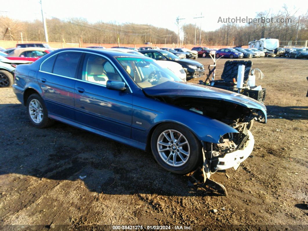 2003 Bmw 525ia   Dark Blue vin: WBADT43443G032330