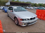 2003 Bmw 525ia Silver vin: WBADT43453G032255