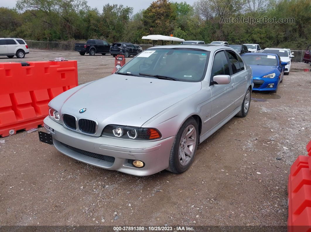 2003 Bmw 525ia Silver vin: WBADT43453G032255