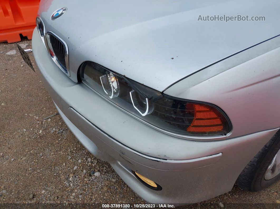 2003 Bmw 525ia Silver vin: WBADT43453G032255