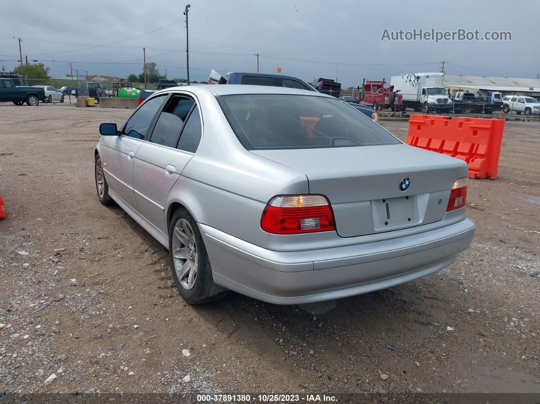 2003 Bmw 525ia Silver vin: WBADT43453G032255