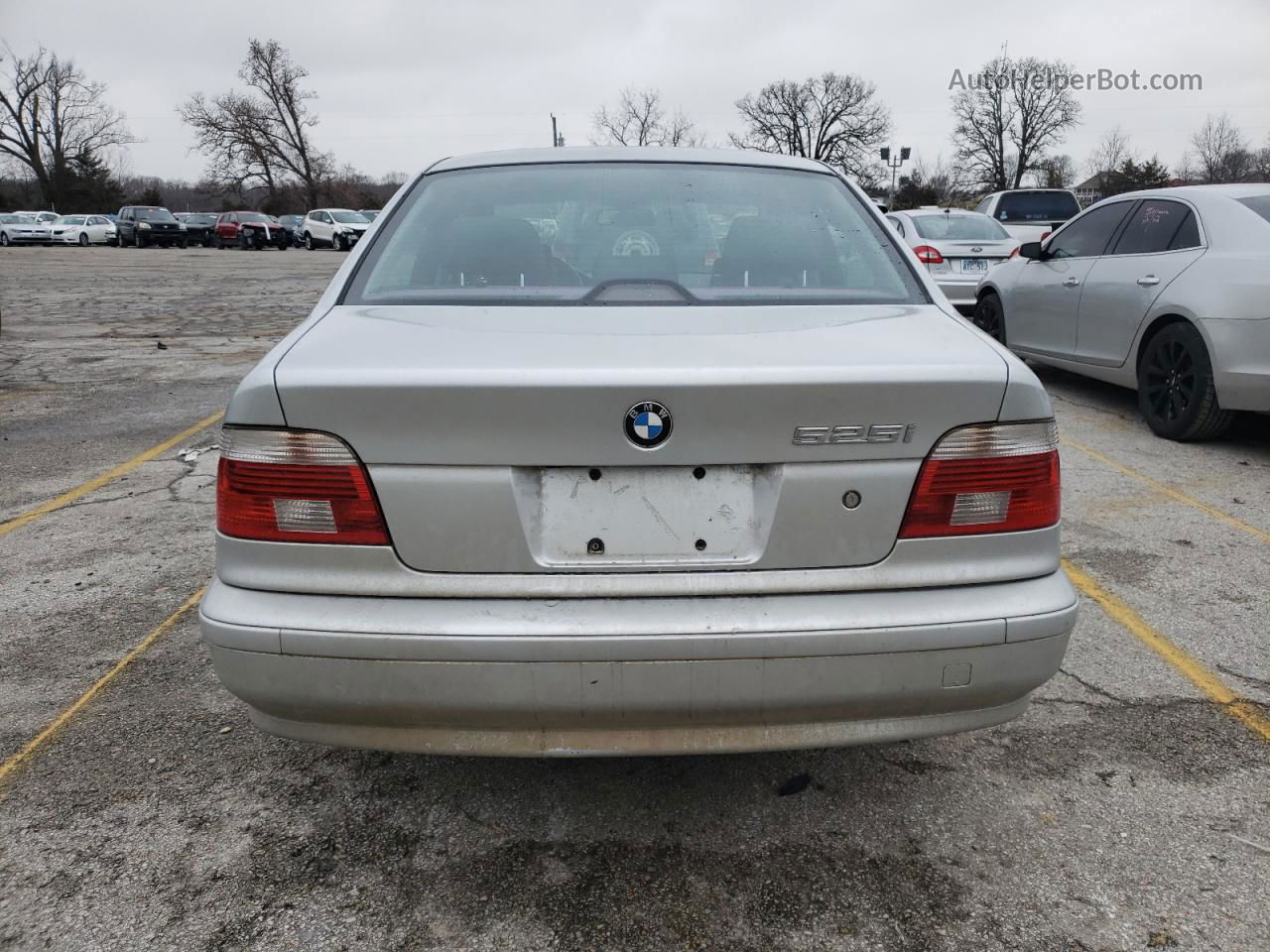 2003 Bmw 525 I Automatic Silver vin: WBADT43453G033549