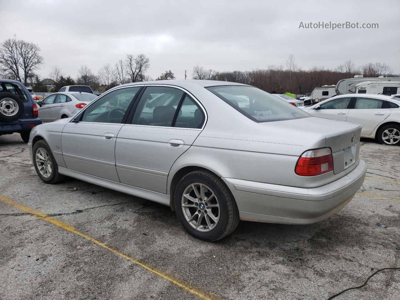 2003 Bmw 525 I Automatic Silver vin: WBADT43453G033549