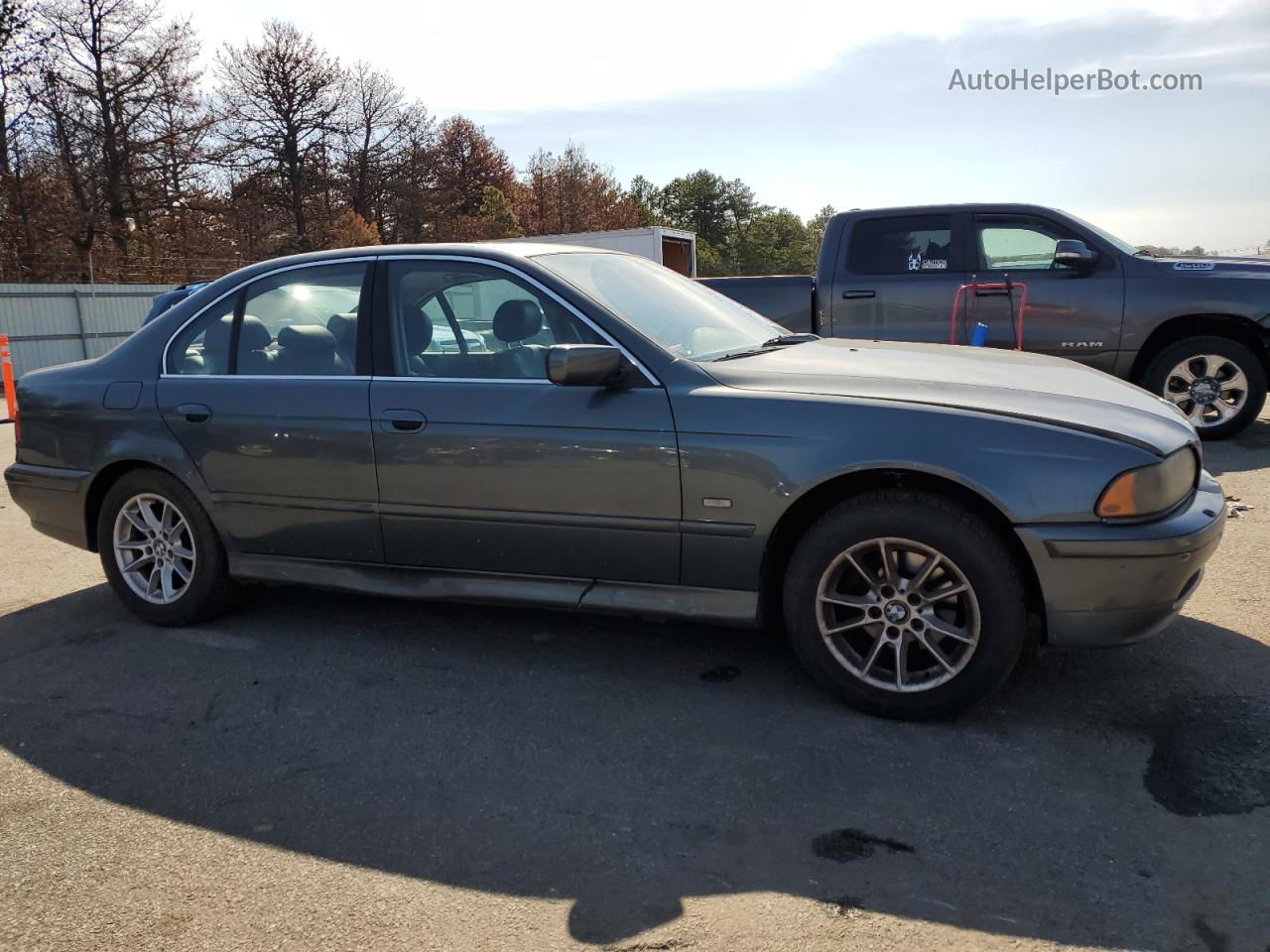 2003 Bmw 525 I Automatic Серый vin: WBADT43463G035584