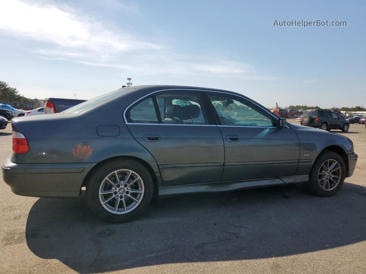 2003 Bmw 525 I Automatic Серый vin: WBADT43463G035584