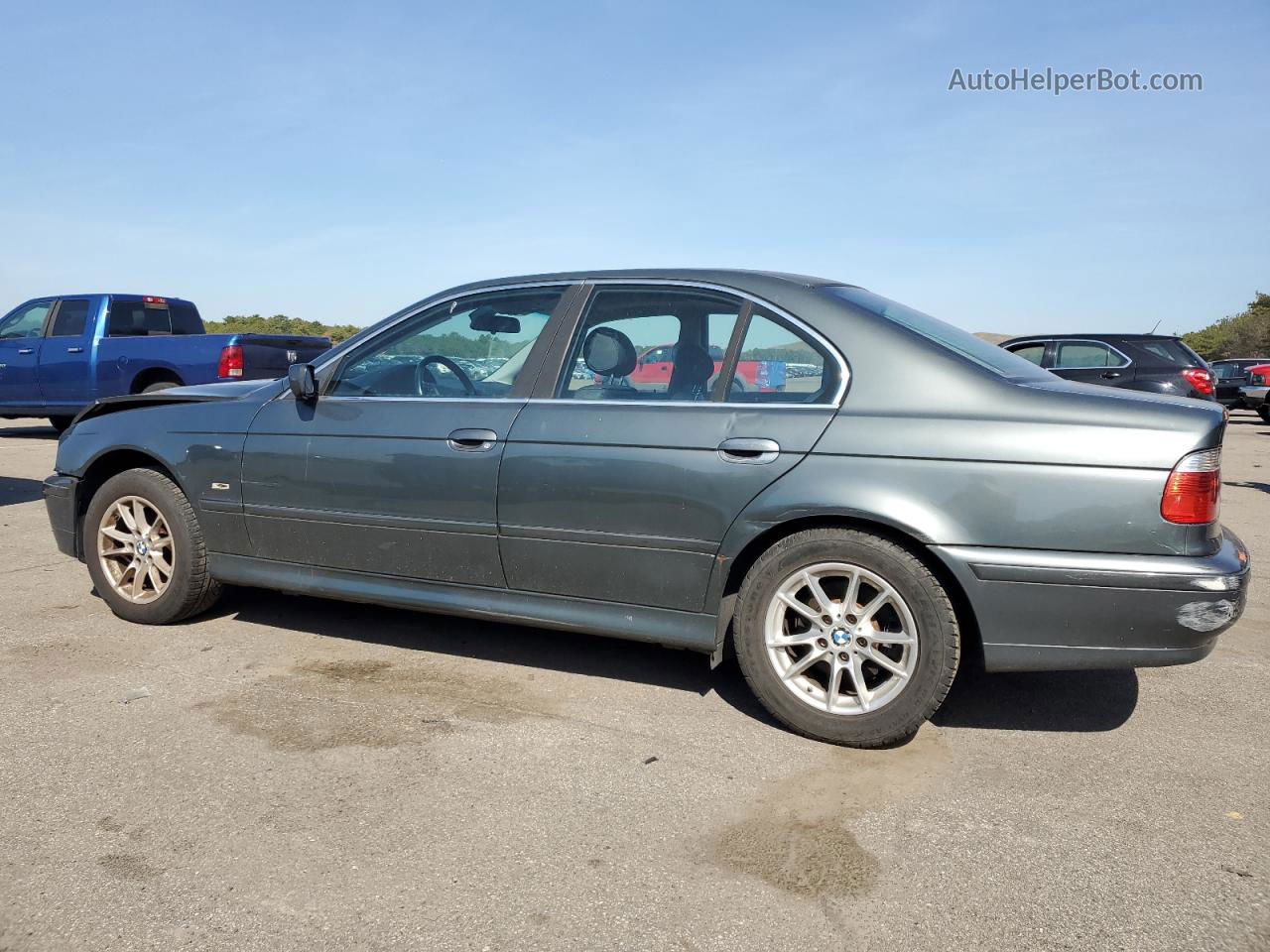 2003 Bmw 525 I Automatic Gray vin: WBADT43463G035584