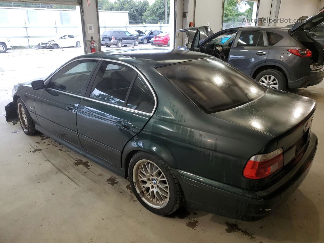 2003 Bmw 525 I Automatic Green vin: WBADT43473G029454