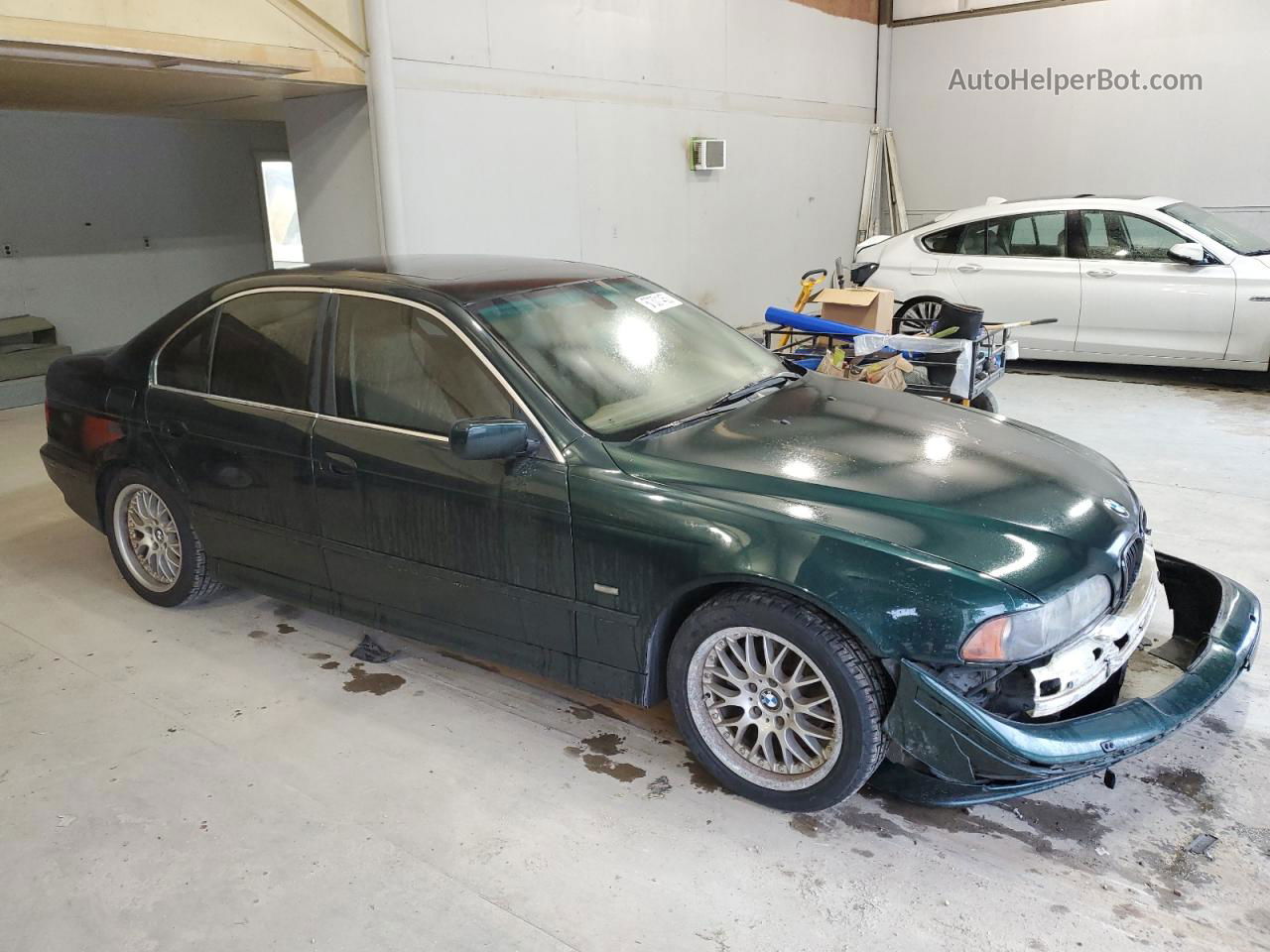 2003 Bmw 525 I Automatic Green vin: WBADT43473G029454