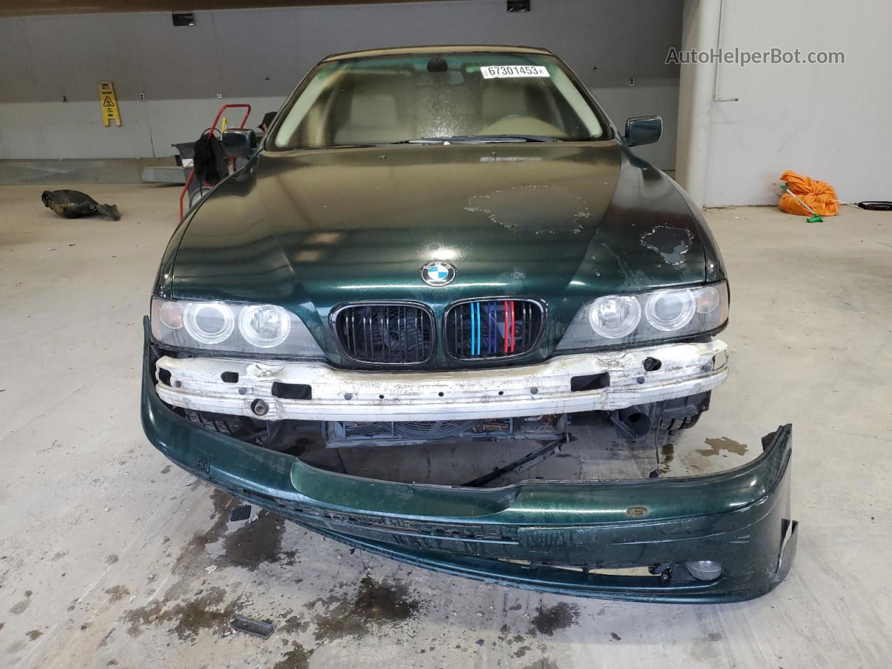 2003 Bmw 525 I Automatic Green vin: WBADT43473G029454