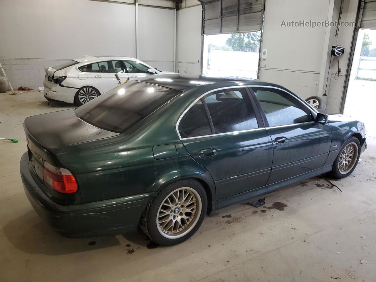 2003 Bmw 525 I Automatic Green vin: WBADT43473G029454