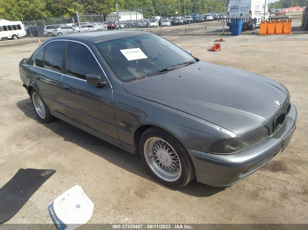 2003 Bmw 5 Series 525ia Gray vin: WBADT43473G033861