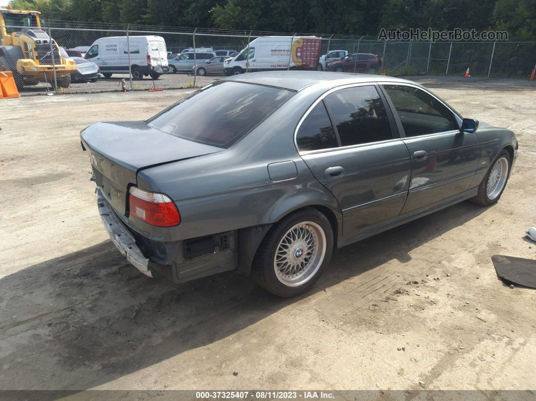 2003 Bmw 5 Series 525ia Gray vin: WBADT43473G033861