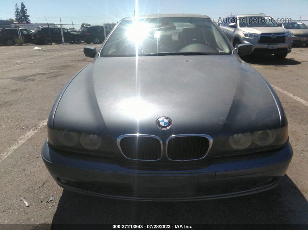 2003 Bmw 5 Series 525ia Gray vin: WBADT43483G023632