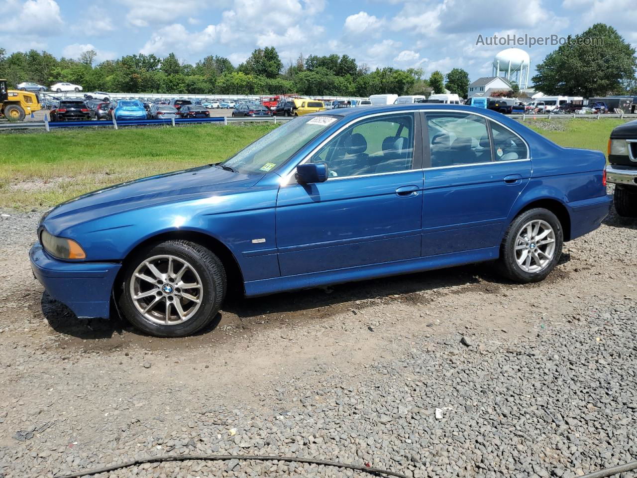 2003 Bmw 525 I Automatic Blue vin: WBADT43483G035358