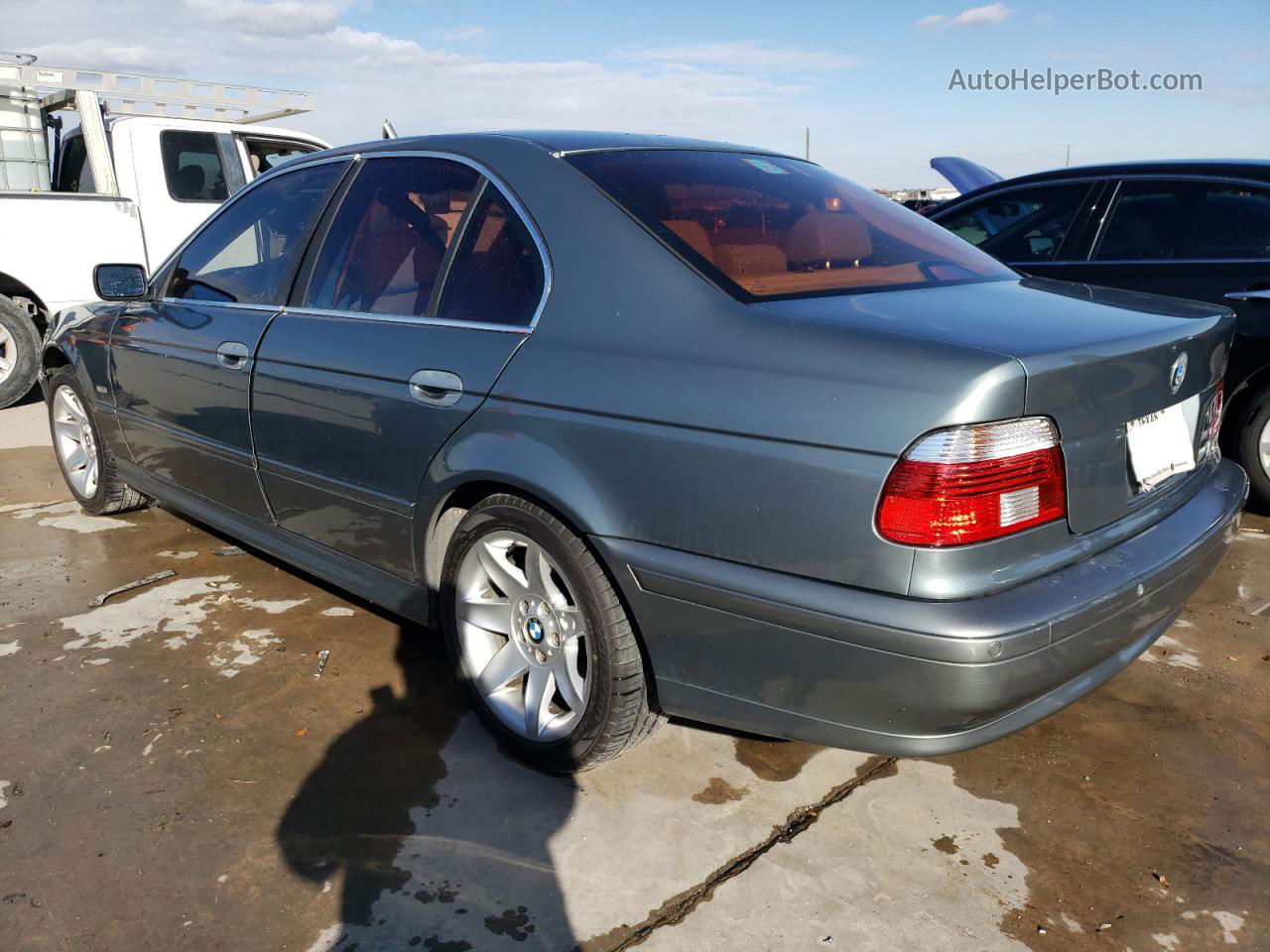 2003 Bmw 525 I Automatic Blue vin: WBADT43493G026541