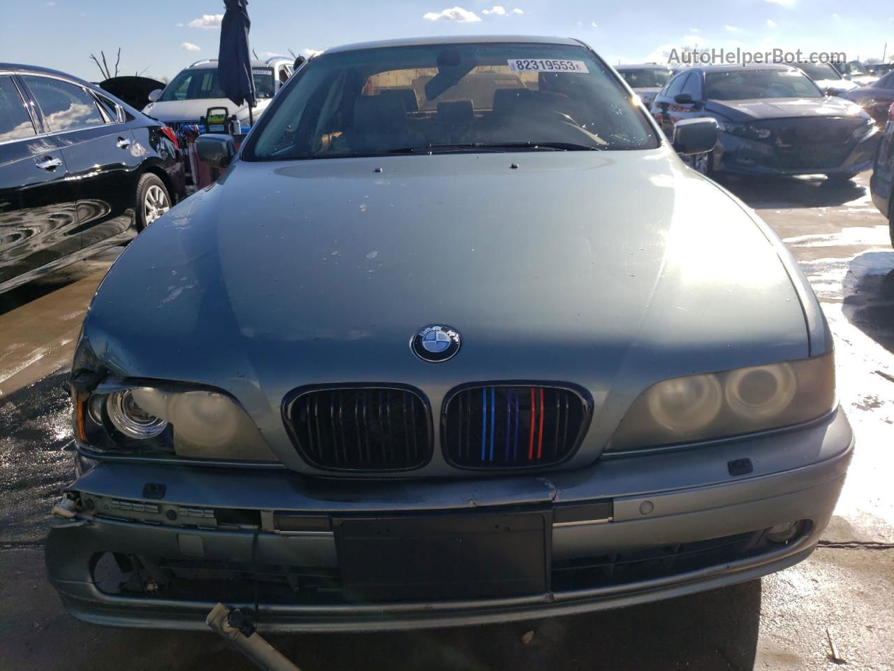 2003 Bmw 525 I Automatic Blue vin: WBADT43493G026541