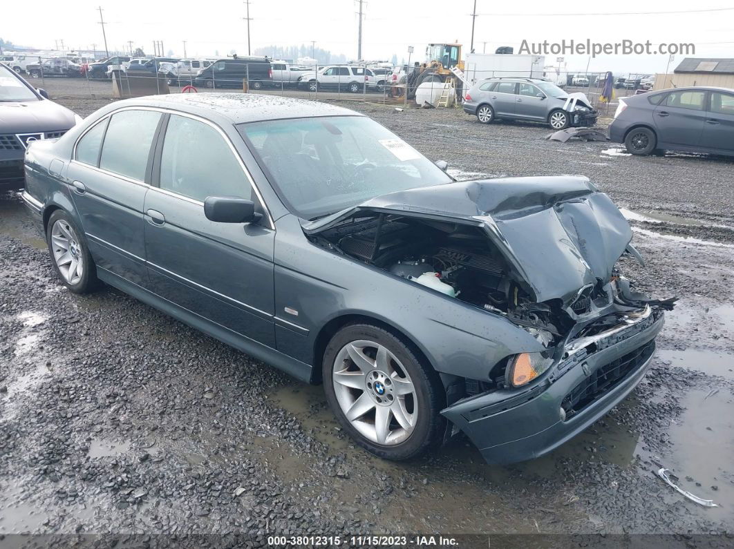 2003 Bmw 525ia Gray vin: WBADT434X3G029559