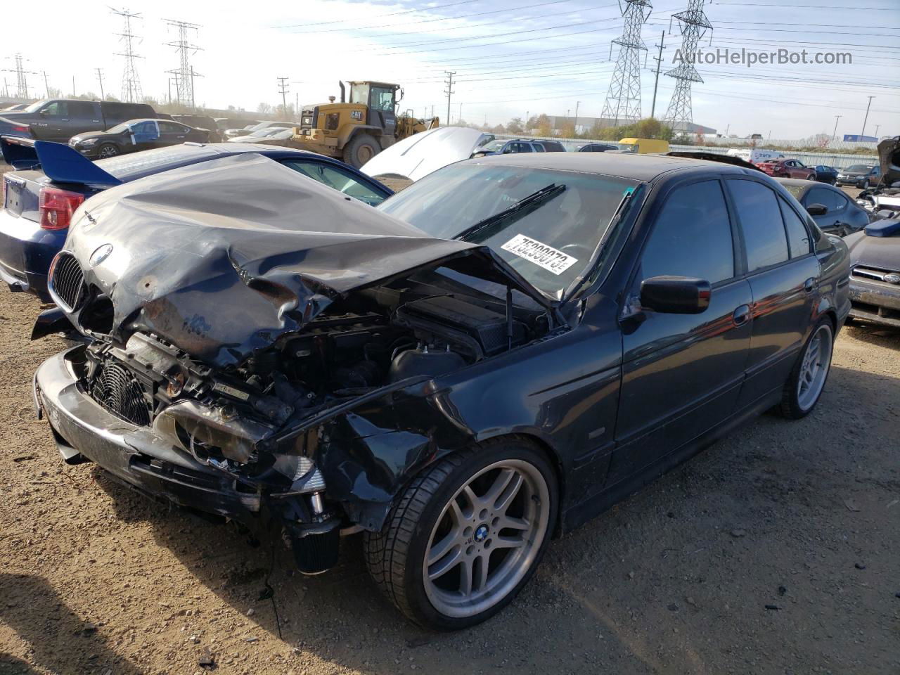 2003 Bmw 530 I Black vin: WBADT534X3CE94083