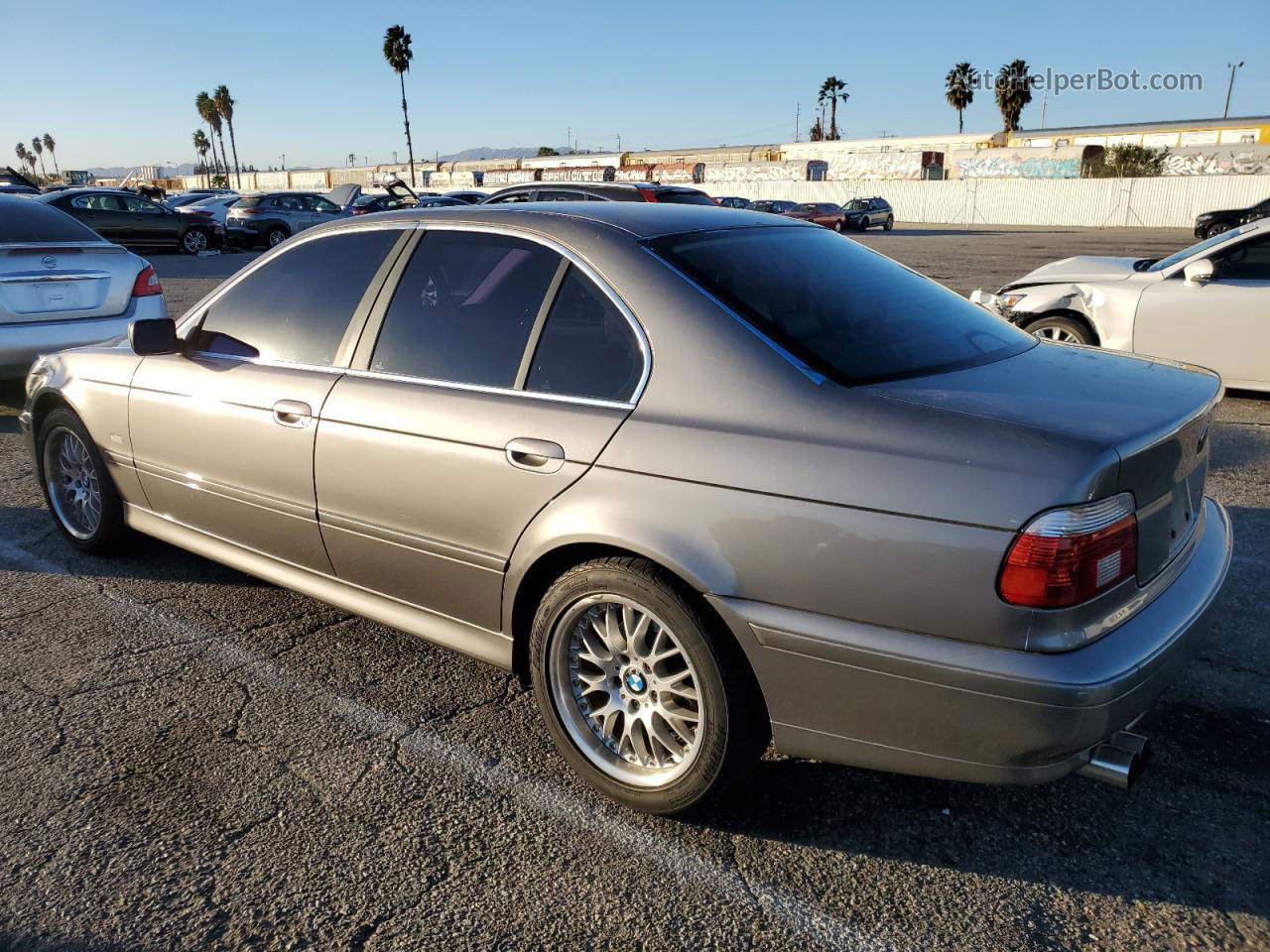 2003 Bmw 530 I Automatic Gray vin: WBADT63413CK31984