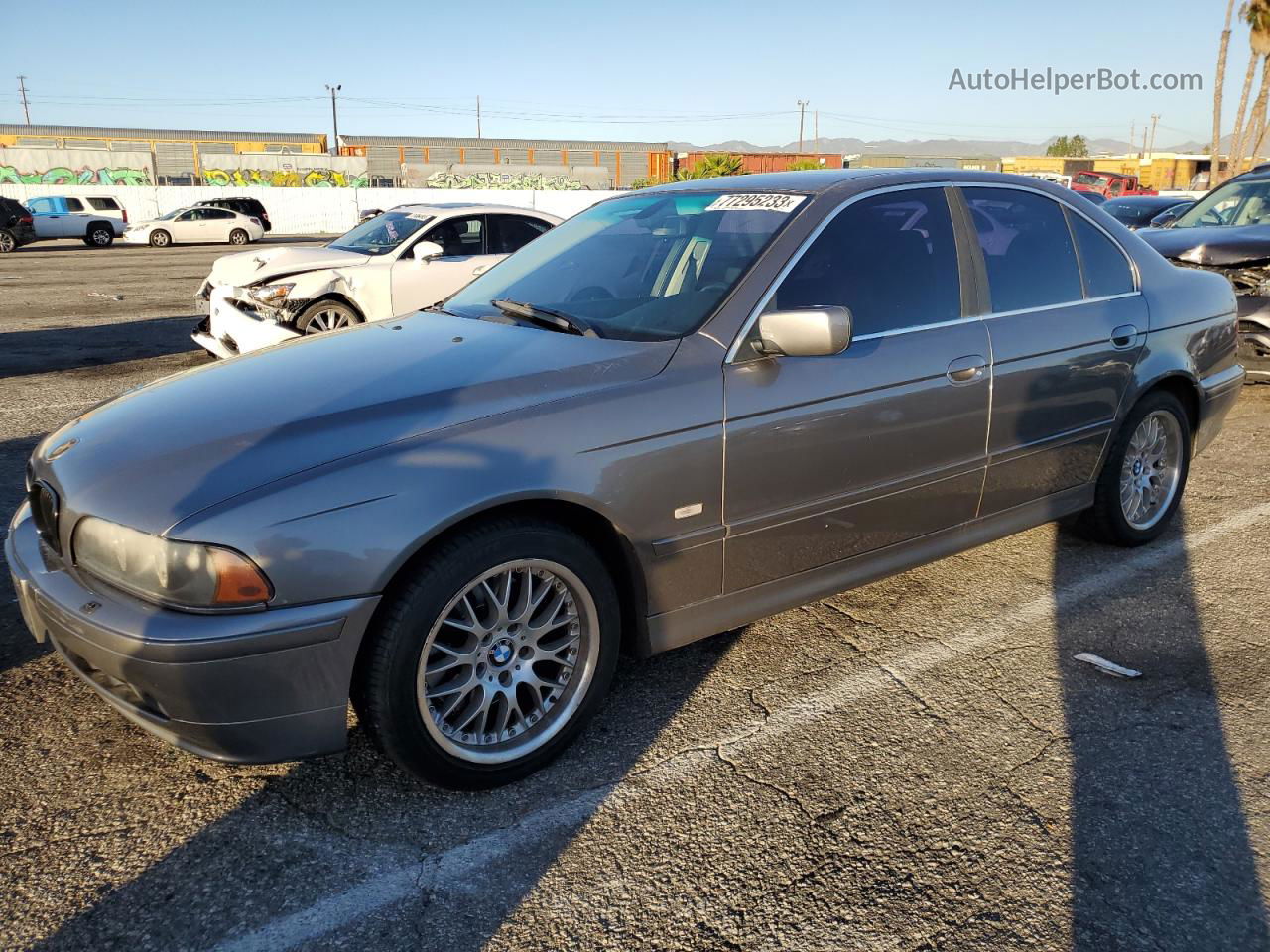 2003 Bmw 530 I Automatic Gray vin: WBADT63413CK31984