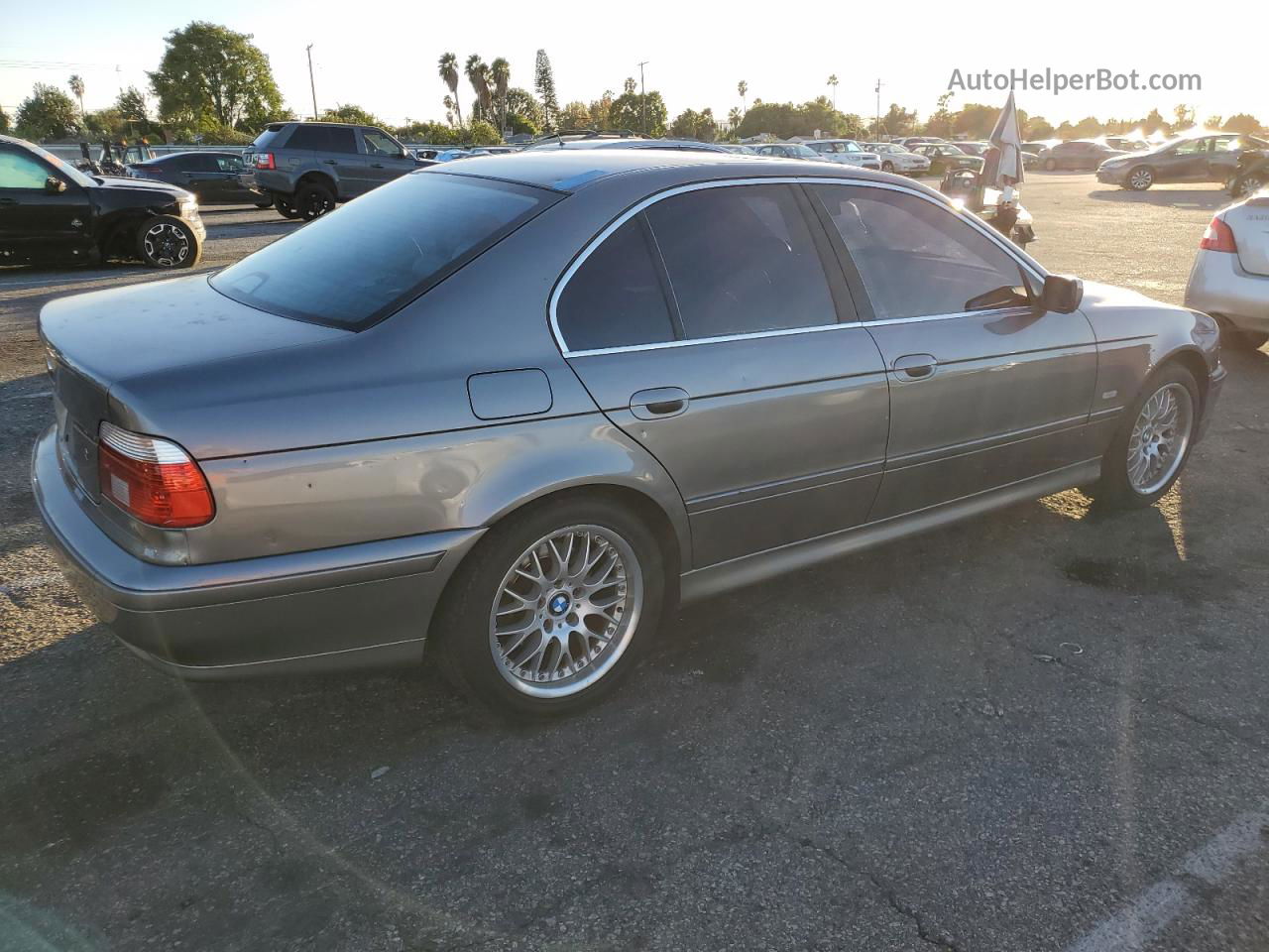 2003 Bmw 530 I Automatic Gray vin: WBADT63413CK31984